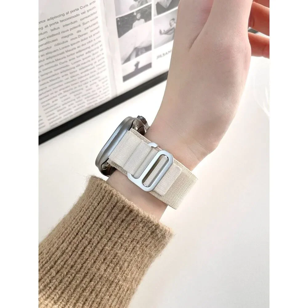 Apple Watch Band for iwatch8 Generation Nylon Loopback Watchstrap-42/44/45/49mm